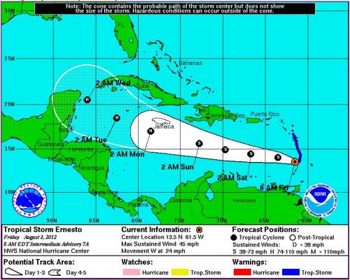 Ernesto - 8 am 08-03-2012